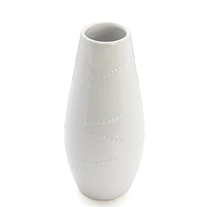 Hosley Large 12 Tall White Ceramic Vase by HG Global