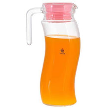 Load image into Gallery viewer, Machak Spiral Glass Water Jug with Lid Beverage Dispenser, Clear, 1250 ml - Home Decor Lo