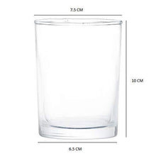Load image into Gallery viewer, Femora Clear Glass Royal Glass Tumbler Water Glass,230 ML,Set of 4 - Home Decor Lo