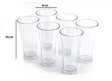 Load image into Gallery viewer, Slings Unbreakable Plastic Glass Set of 6, Water Glass, Juice Glass, Wine Tumbler 300ml (Stylic) - Home Decor Lo