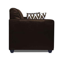 Load image into Gallery viewer, Adorn India Rio Highback Leatherette 3 Seater Sofa (Brown) - Home Decor Lo