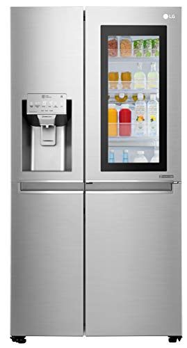 LG 668 L InstaView Door-in-Door inverter linear Side-by-Side Refrigerator (GC-X247CSAV, Noble Steel, LG ThinQ) - Home Decor Lo