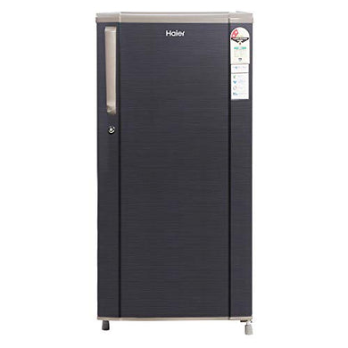 Haier 181 L 2 Star Direct-Cool Single Door Refrigerator (HED-1812BKS-E, Black Brushline) - Home Decor Lo