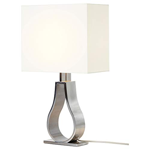 Ikea KLABB Table lamp Table lamp, Off-White, Nickel-Plated, 44 cm (17 3/8