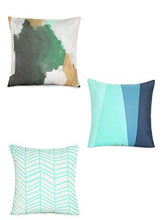 Load image into Gallery viewer, Alina Decor polyester Square Cushion Cover, 16X 16-inch, Multicolour - Home Decor Lo