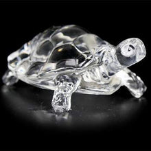 Load image into Gallery viewer, Ocasa Retails Glass Turtle Tortoise for Feng Shui and vastu Sastra- Wealth Sign Statue Showpiece (Transparent) - Home Decor Lo