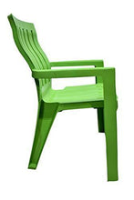 Load image into Gallery viewer, RW REST WELL Kingdom Spine Series Lumbar Support Extra Durable Plastic Chair for Home, Garden, Office &amp; Restaurants (Green, Set of 2) - Home Decor Lo