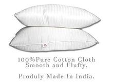 Load image into Gallery viewer, HOMY DECOR Bombay Dyeing 100% Cotton Cloth Luxury Hotel Collection Super Soft Pillow for Sleeping Oeko-TEX® Certified (Pack of 2) (17&quot;X 27&quot; INCH) - Home Decor Lo