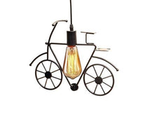 Load image into Gallery viewer, BrightLyts Decorative Classic Cycle Hanging Ceiling Pendant Light for Home, Restaurant, Living Room Bedroom Light (Black) - Home Decor Lo