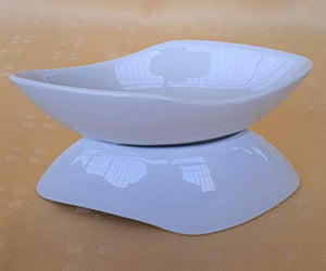 Mirakii Microwave Safe, Set of 6 Porcelain Snack or Dip Sauce/Chutney Mini Bowls - Home Decor Lo
