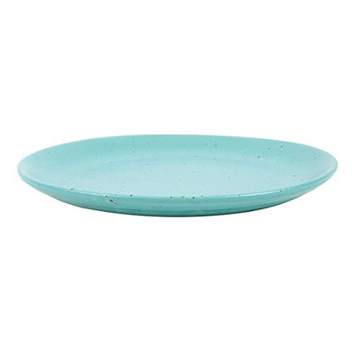 Chumbak Spotted Sky Dinner Plate - Teal (Blue) - Home Decor Lo