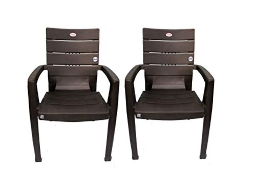 Everest Vogue Series Outdoor Plastic Chair Set of 2 pcs Home Decor Lo