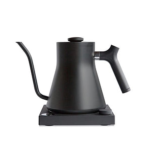 Fellow Fellow Stagg EKG, Electric Pour-Over Kettle for Coffee and Tea, Matte Black, Variable Temperature Control, 1200 Watt Quick Heating, Built-in Brew Stopwatch - Home Decor Lo