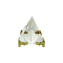 Load image into Gallery viewer, Reiki Crystal Products Vastu / Feng Shui Crystal Pyramid For Positive Energy And Vastu Correction.Good Luck &amp; Prosperity - Home Decor Lo