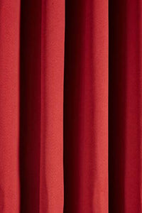 Amazon Brand - Solimo Room Darkening Blackout Window Curtain, 5 Feet, Set of 2 (Maroon) - Home Decor Lo