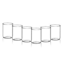 Load image into Gallery viewer, Borosil Vision Glass Medium Set, 295ml,20ml of 6-Pieces, Transparent - Home Decor Lo