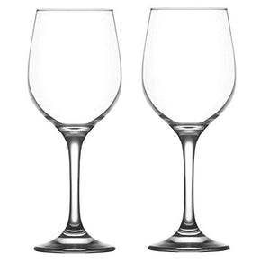 Cloudsell Glass Wine Glass - 2 Pieces, Clear, 465 ml - Home Decor Lo