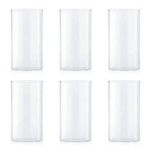 Load image into Gallery viewer, TS WITH TECHSUN Victoria Unbreakable Drinking Plastic Glass for Juice, Water, Soft Drinks, Whiskey Glass, Mocktail Set Organizer for Home &amp; Outdoor Party Camp, Set of 6, Transparent - Home Decor Lo