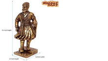 Load image into Gallery viewer, BHARAT HAAT Chhatrapati Shivaji Collectible Handicraft Small Art Idol - Home Decor Lo