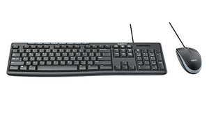 Logitech MK200 USB 2.0 Wired Keyboard-Mouse (Combo) - Home Decor Lo