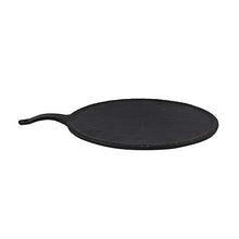 Load image into Gallery viewer, REYIN EYIN Matt Black Pan Platter | Pizza Platter | Pizza Serving | Serving Tray | 12 inches - Home Decor Lo