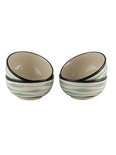 Load image into Gallery viewer, VarEesha Mugdha Off-White Ceramic Veg Bowls/Katori Set of Four - Home Decor Lo