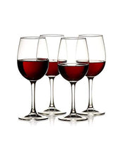 Load image into Gallery viewer, JUSTNOW Glass Goblet Wine Glass - 6 Pieces, White, 250 ml - Home Decor Lo
