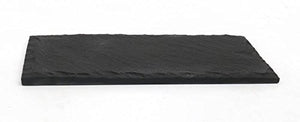 Organic Home Natural Black Slate 12" x 6" inches Rectangular Platter, Food Platter and Server - Home Decor Lo