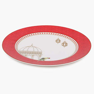 Home Centre Nirvana Dinner Plate - Red - Home Decor Lo