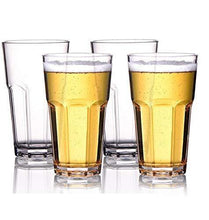 Load image into Gallery viewer, Ash &amp; Roh® Water Glasses Tumbler Drinking Glasses for Juice Beer and Cocktail, Dishwasher Safe- 400 ml (4) - Home Decor Lo