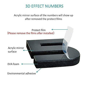 Kurtzy DIY Designer Creative EVA Foam 3D Stickers Analogue Plastic Wall Clock (Brown) - Home Decor Lo