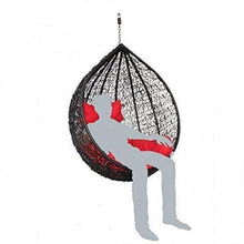 Load image into Gallery viewer, Carry Bird Outdoor Furniture Single Seater Swing: Black - Home Decor Lo