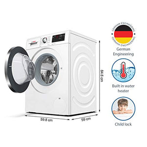 Bosch 8 kg Inverter Fully-Automatic Front Loading Washing Machine (WAT28660IN, White, Inbuilt Heater) - Home Decor Lo