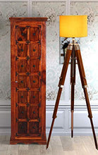 Load image into Gallery viewer, BEVERLY STUDIO Wood Tripod Floor Lamp, Yellow - Home Decor Lo