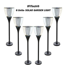 Load image into Gallery viewer, Ifitech Set Of 6 Solar Garden Light (Warm White) - 2Night Working With 1 Day Sun Charge - Home Decor Lo