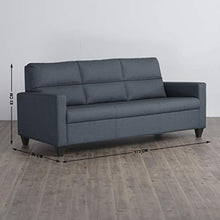 Load image into Gallery viewer, Home Centre Clary Two + Three Seater Sofa Set - Blue - Home Decor Lo