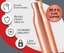 Load image into Gallery viewer, Milton Copper Charge 1000 Water Bottle, 960 ml, 1 Piece, Copper - Home Decor Lo