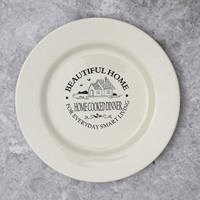 Home Centre Beautiful Home Dinner Plate - Beige - Home Decor Lo