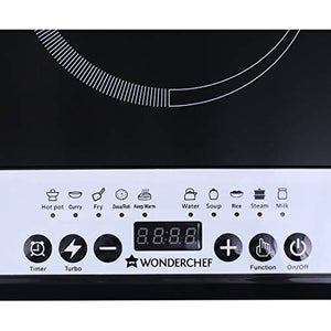 Wonderchef Power Induction Cooktop, 1800Watts, Push button control - Home Decor Lo