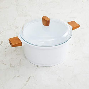 Home Centre Marshmallow Ceramic Casserole with Lid - Home Decor Lo