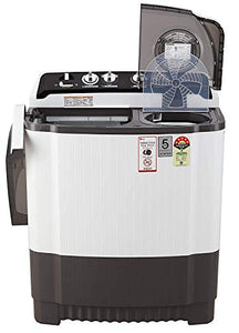 LG 8 Kg 5 Star Semi-Automatic Top Loading Washing Machine (P8035SGMZ, Grey) - Home Decor Lo