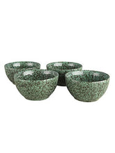 Load image into Gallery viewer, VarEesha Foliage Green Ceramic Veg Bowls/Katoris Set of Four - Home Decor Lo