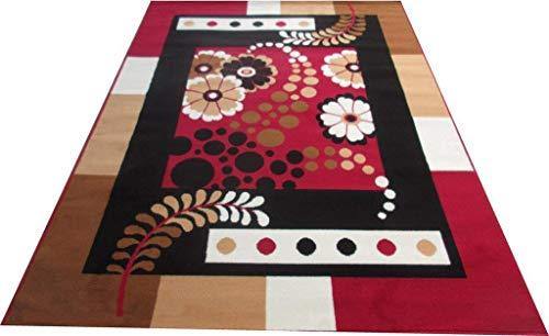 Irfan Carpets Most Prefer Design Carpet for Home & Living Room 180 X 240 cm (6X8 FEET) Multi Colour - Home Decor Lo
