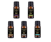 Load image into Gallery viewer, FARKRAFT 5 in 1 Aroma Oil Pack for Aroma Glass Diffuser and Oil Burner Fragrance - Set of 5 (Lavender, Lemongrass, Aqua, Sandal and Jasmine 10 ml Each) - Home Decor Lo