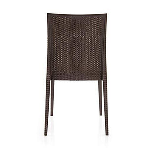 Varmora Designer Club Chair Set of 2 (Brown) - Home Decor Lo