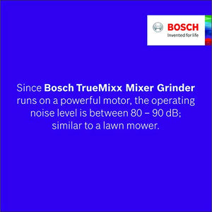 Bosch TrueMixx Style 1000-Watt Mixer Grinder with 3 Jars (White) - Home Decor Lo