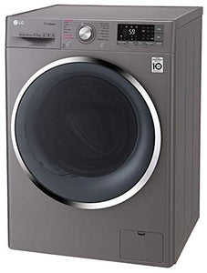 LG 10.5 kg Inverter Wi-Fi Fully-Automatic Front Loading Washing Machine (F4J8JSP2S, Stone Silver, Inbuilt Heater) - Home Decor Lo