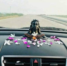 Load image into Gallery viewer, Golden Key Lord Shiva in Dhyana Mudra Adiyogi Shiva Idol for Home Decor, Gift &amp; Puja, Matte Black Decorative Showpiece for Home and Cars - Home Decor Lo