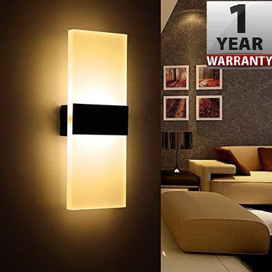 Smartway ® - 6W Rectangle Wall Led Lamp (Warm White) - Home Decor Lo