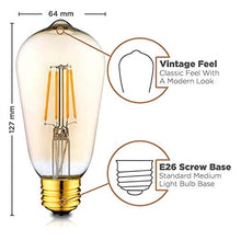 Load image into Gallery viewer, Citra Edison LED Bulb, 4W Vintage LED Filament Light Bulb, 3000k Warm White White, 80W Incandescent Equivalent, E26/27 Medium Base Lamp for Restaurant,Home,Reading Room,Office, 2-Pack - Home Decor Lo
